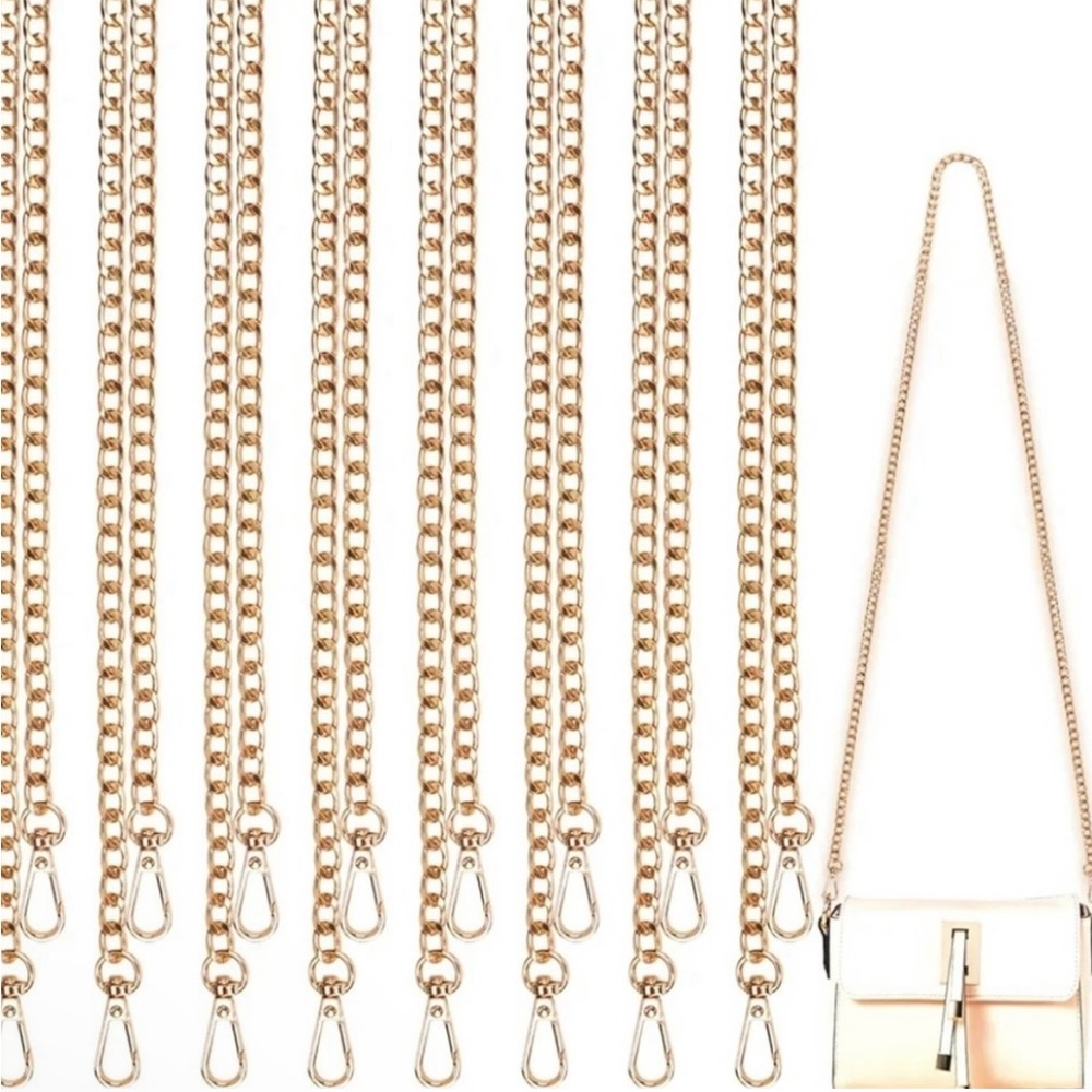 47 inch chain for bags- NEW- ONE CHAIN- Choose from SILVER - GOLD - Or G…